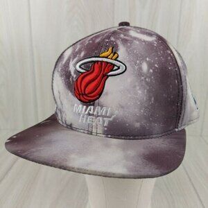 Miami Heat‎ Mitchell Ness Snapback Hat Outer Space Hardwood Classics 100% Wool